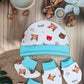 Newborn Baby Cap mitten Set (0-3 Months) - Pack of 4 Soft and Stylish Pairs