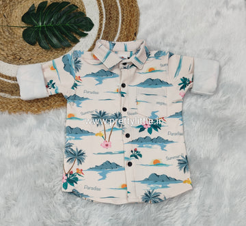 Boys’ Stylish Lycra Shirt – Imported Fabric | Sizes 20–28 | Diwali 2025
