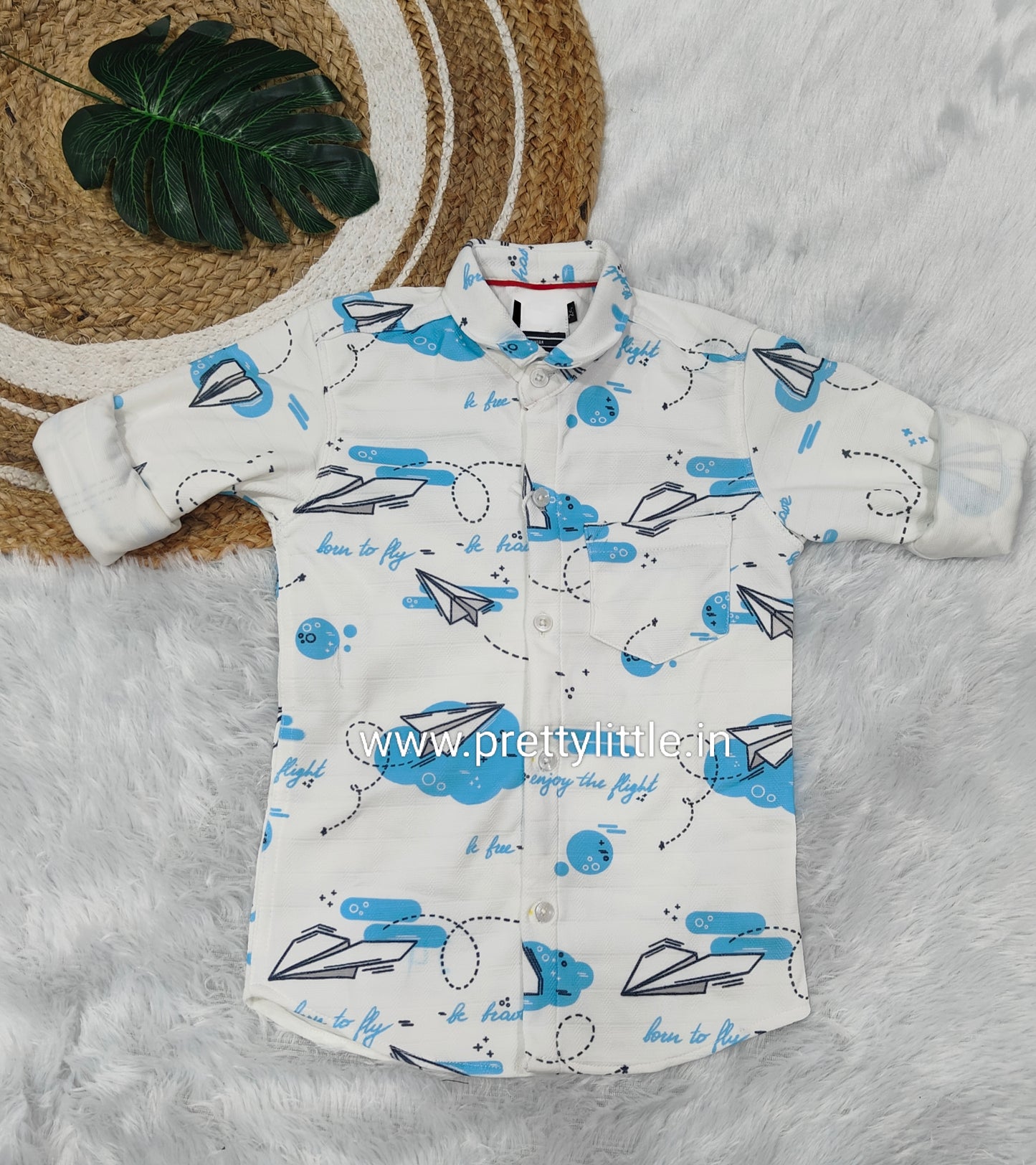 Boys’ Stylish Lycra Shirt – Imported Fabric | Sizes 20–28 | Diwali 2025