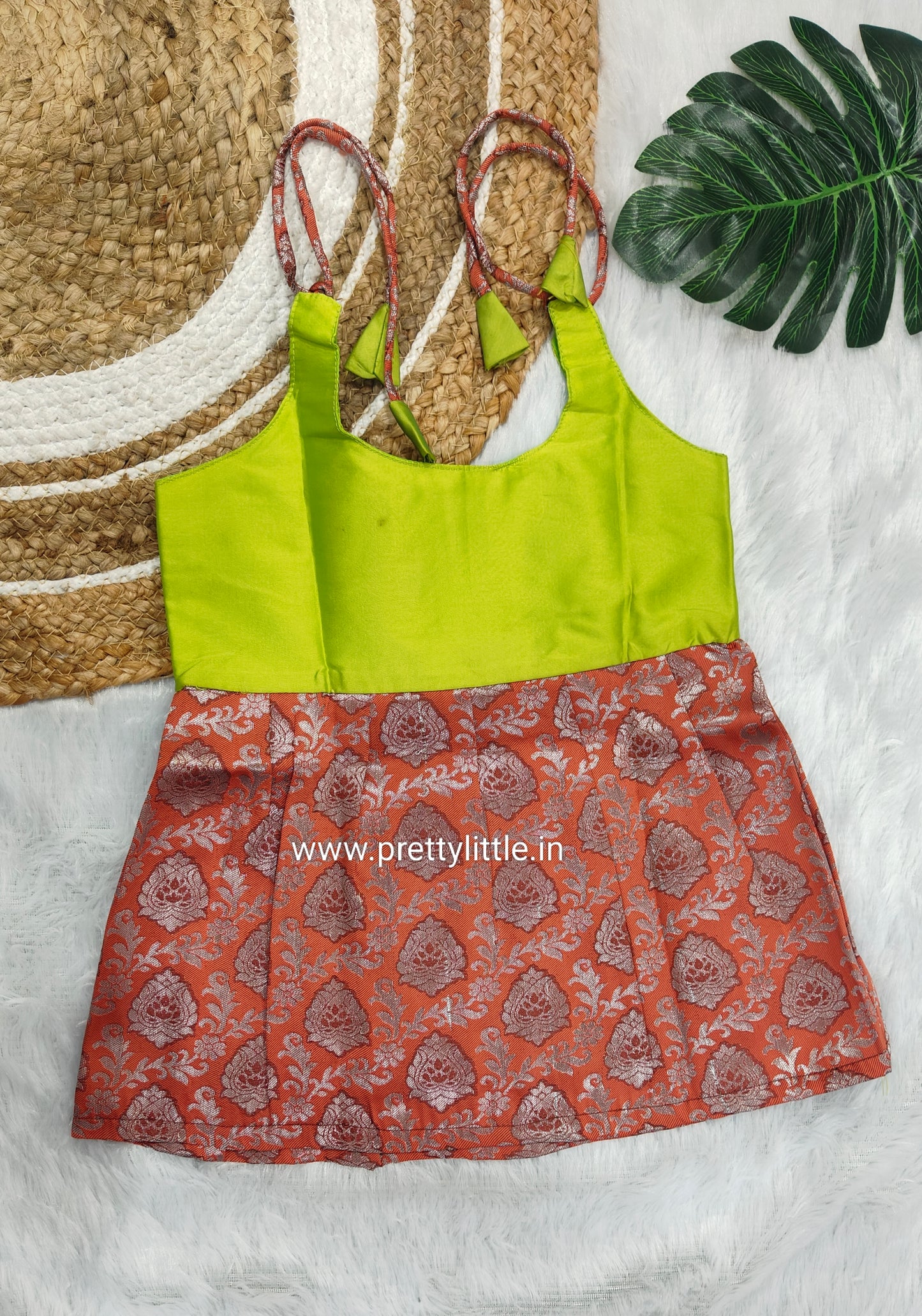 Cute Baby pattu Frock (0-6M)