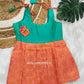 Cute Baby pattu Frock (0-6M)