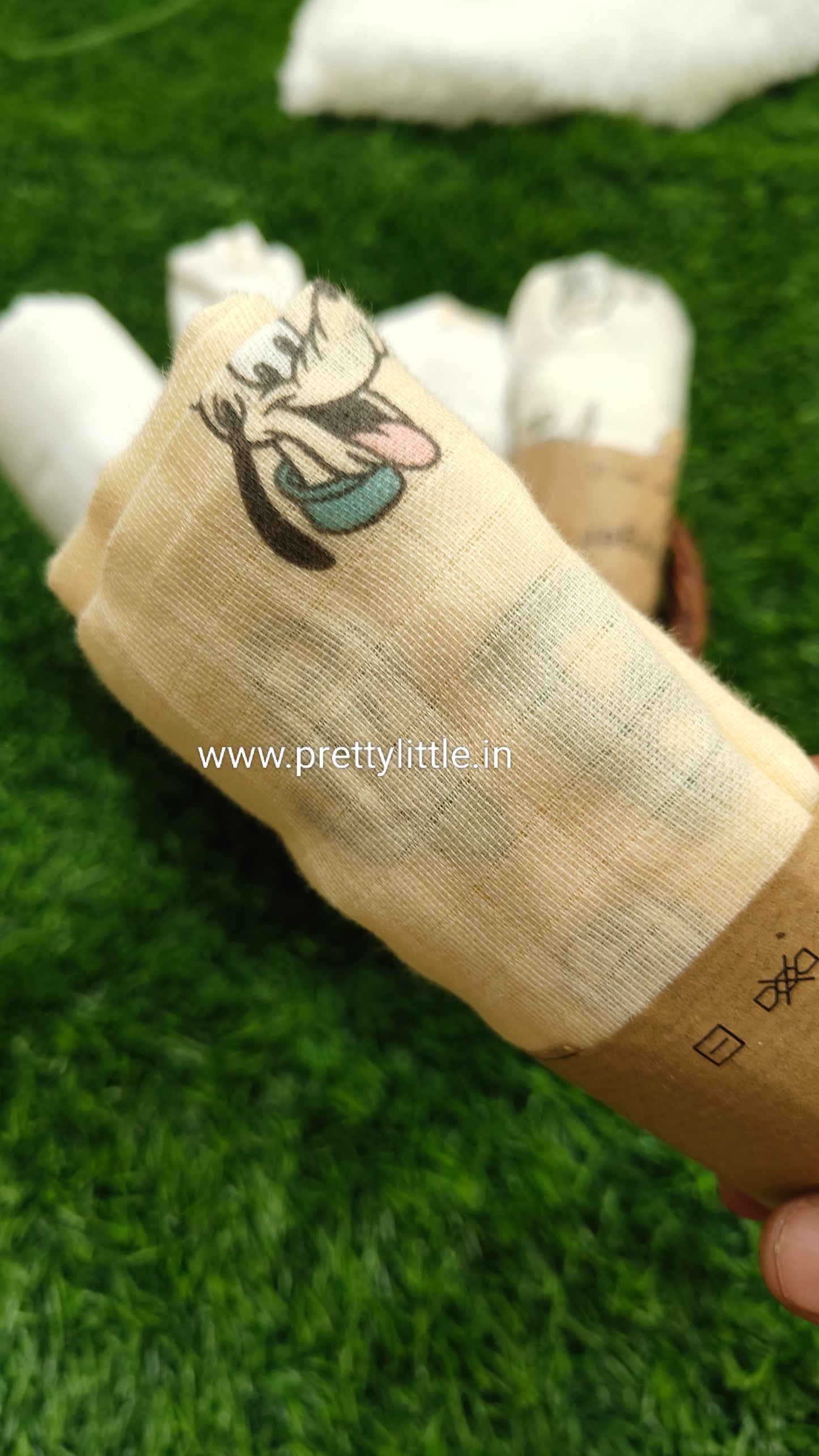 Premium Muslin Baby Towel Pack of 3 - Soft & Absorbent (Best 3 dispatched)