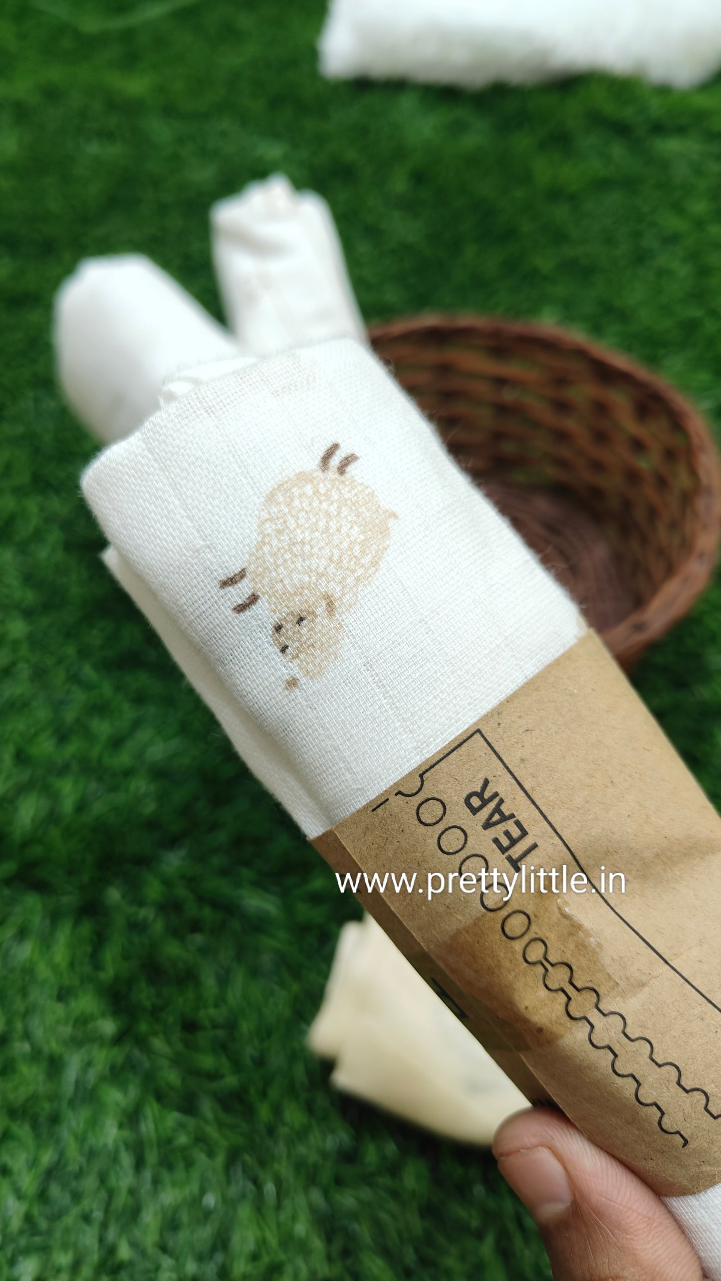 Premium Muslin Baby Towel Pack of 3 - Soft & Absorbent (Best 3 dispatched)