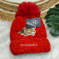 Combo Fluffy Pom-Pom Woolen winter Cap (best 2 dispatched)
