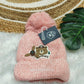 Combo Fluffy Pom-Pom Woolen winter Cap (best 2 dispatched)