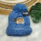 Combo Fluffy Pom-Pom Woolen winter Cap (best 2 dispatched)