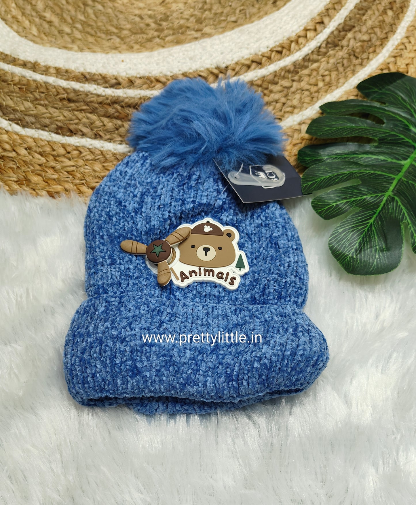 Combo Fluffy Pom-Pom Woolen winter Cap (best 2 dispatched)