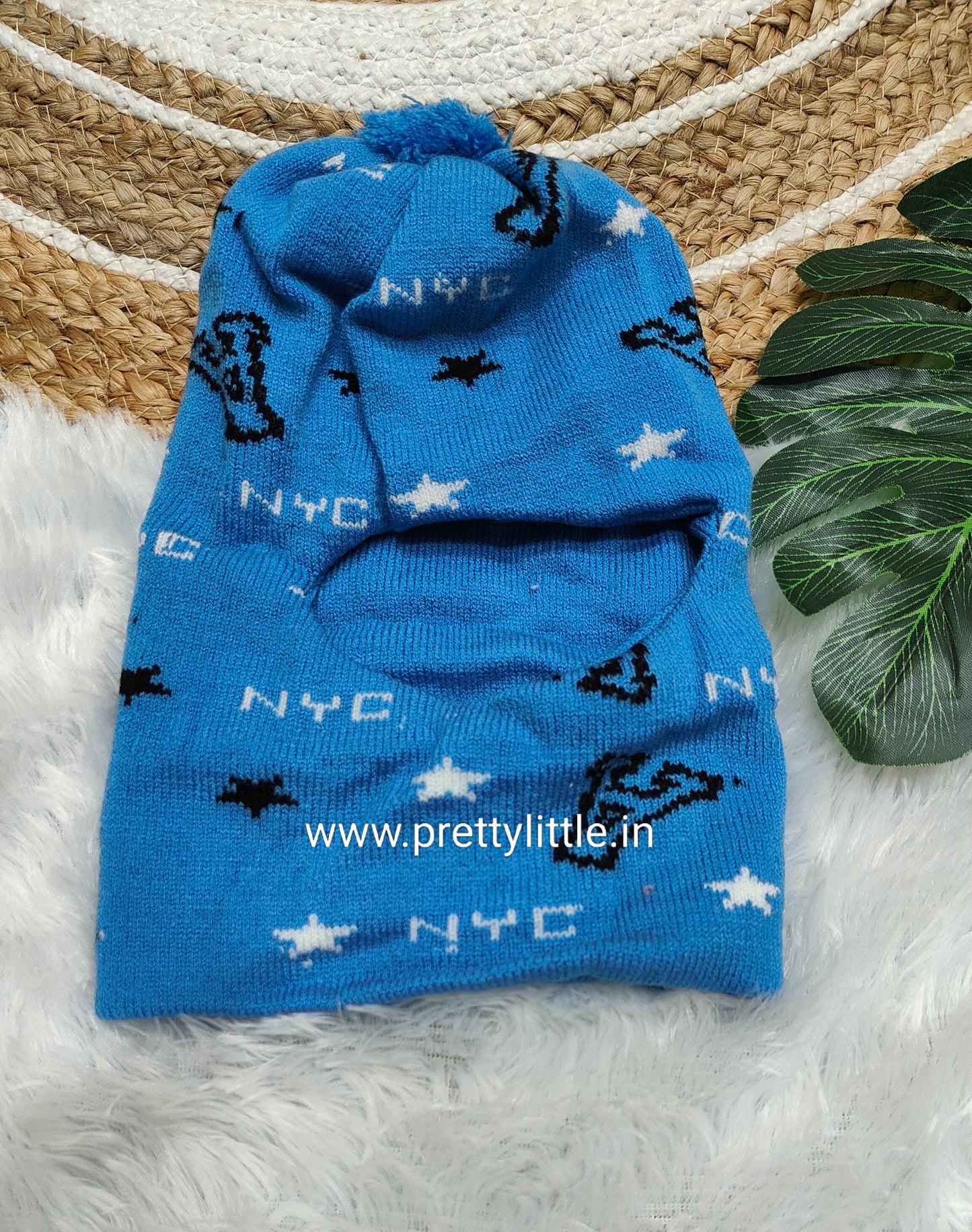 Kids Winter Knit Face Cover Cap – Cartoon Design (best 1 dispatched)