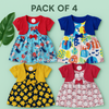 (Any 4)Cutie Frock -Premium Quality,4 frock Only 999/-(Best 4 dispatched)