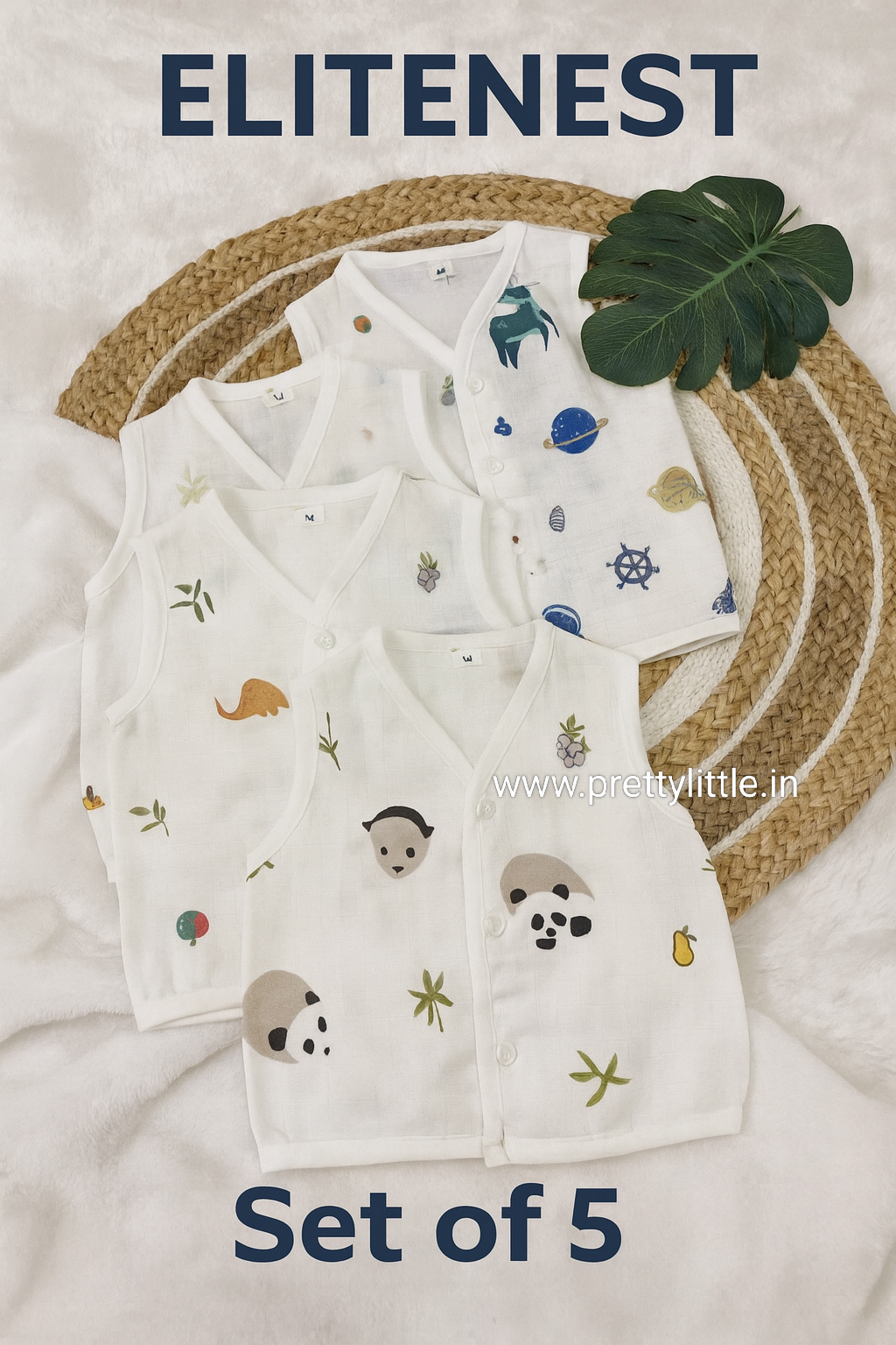 Combo Pack of Muslin Jablas for Babies ( best 5 dispatched)