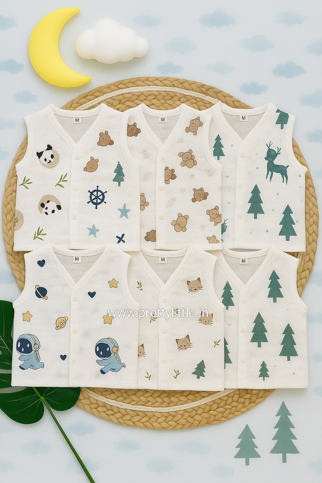 Combo Pack of Muslin Jablas for Babies ( best 5 dispatched)