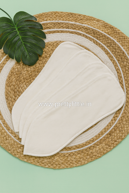 Bamboo cotton  Reusable Extra diaper Insert – (Pack of 5)