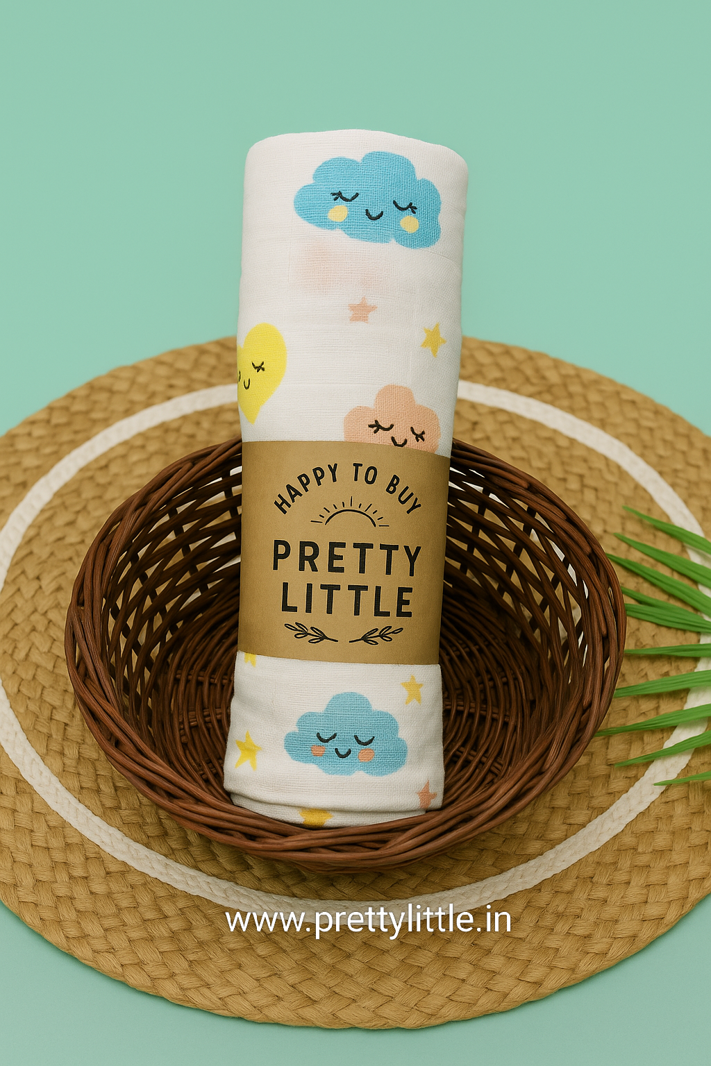 Pack of 3 Double Layer Muslin Swaddles - Soft & Breathable Cotton