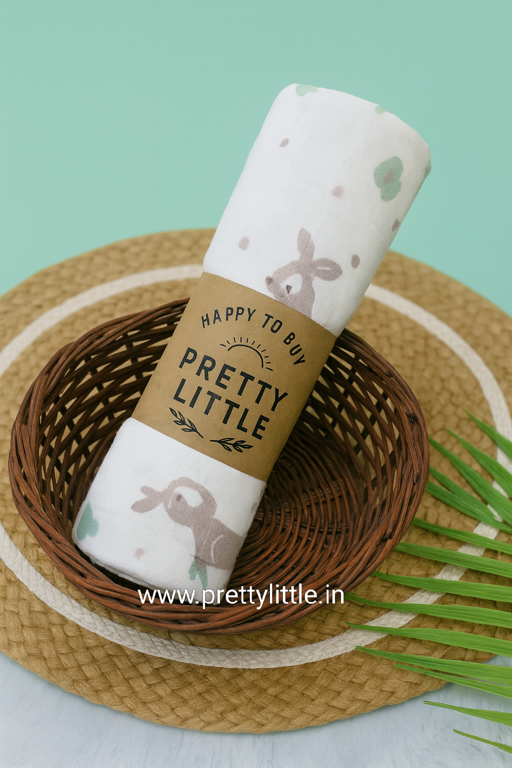 Pack of 3 Double Layer Muslin Swaddles - Soft & Breathable Cotton