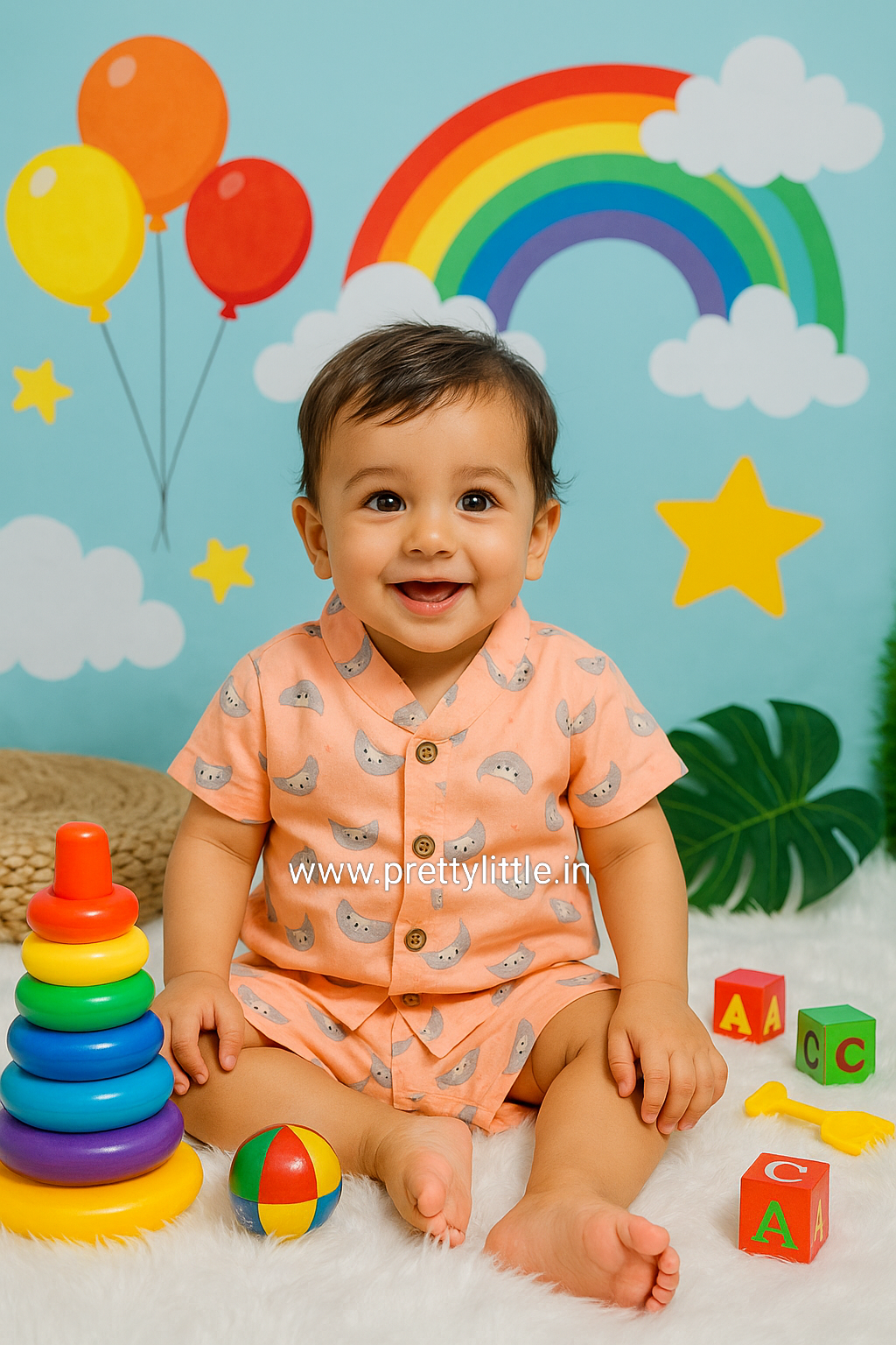 Budget-Friendly Cotton Sets – Stay Cool, Stay Cute! (Any 1 dispatched)(Standard size 8 m to 18m)