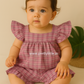 Little Sunshine Butterfly Sleeve Top & Shorts Set