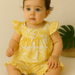 Little Sunshine Butterfly Sleeve Top & Shorts Set