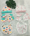 Cap mitten Bib 4Pc Set - Printed (Best combo dispatch) Combo