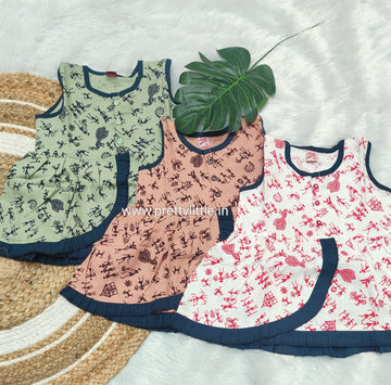 Combo summer Cotton Frock – Stylish & Comfortable (best 3 dispatched)