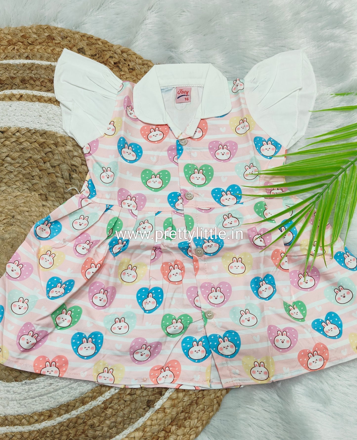 Adorable Printed Collar Dress – Combo Pack for Little Fashionistas (0-3 Years)