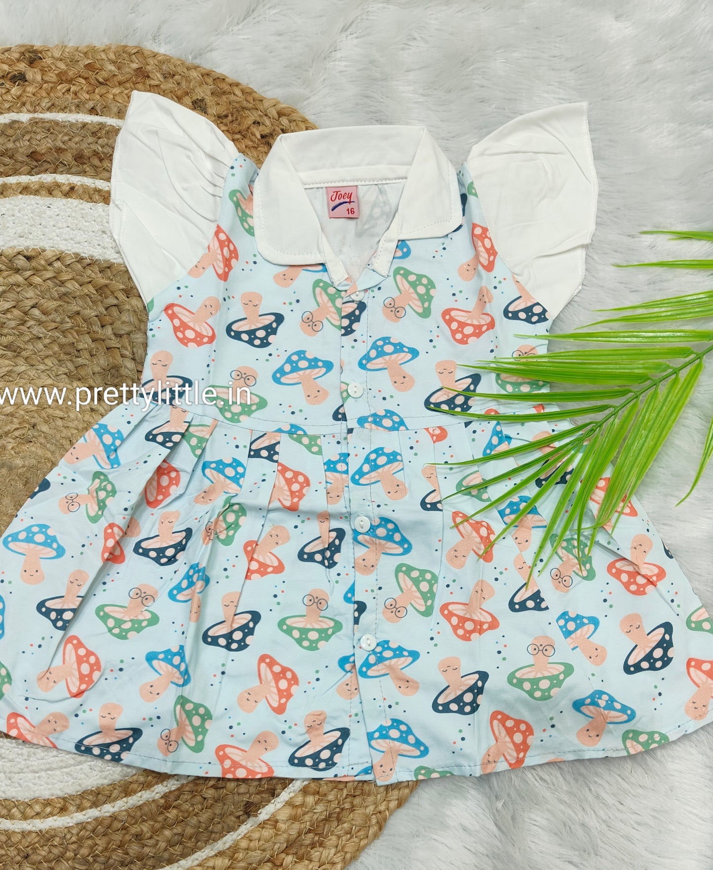 Adorable Printed Collar Dress – Combo Pack for Little Fashionistas (0-3 Years)