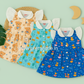 Adorable Printed Collar Dress – Combo Pack for Little Fashionistas (0-3 Years)