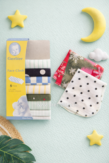 Face cloth Pack of 8
