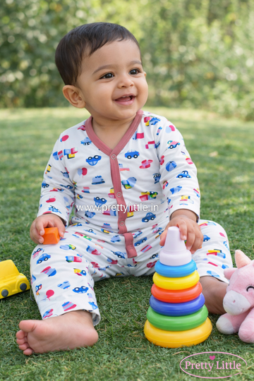 Soft Cotton Baby Night Suit –Moonbeam Cuddles (best 1 dispatched)