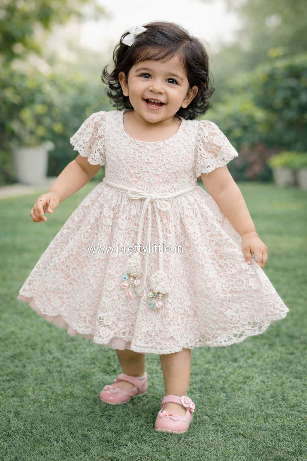 Pretty Little Christmas Lace Party Frock
