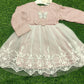 Pretty Little Christmas Lace Party Frock