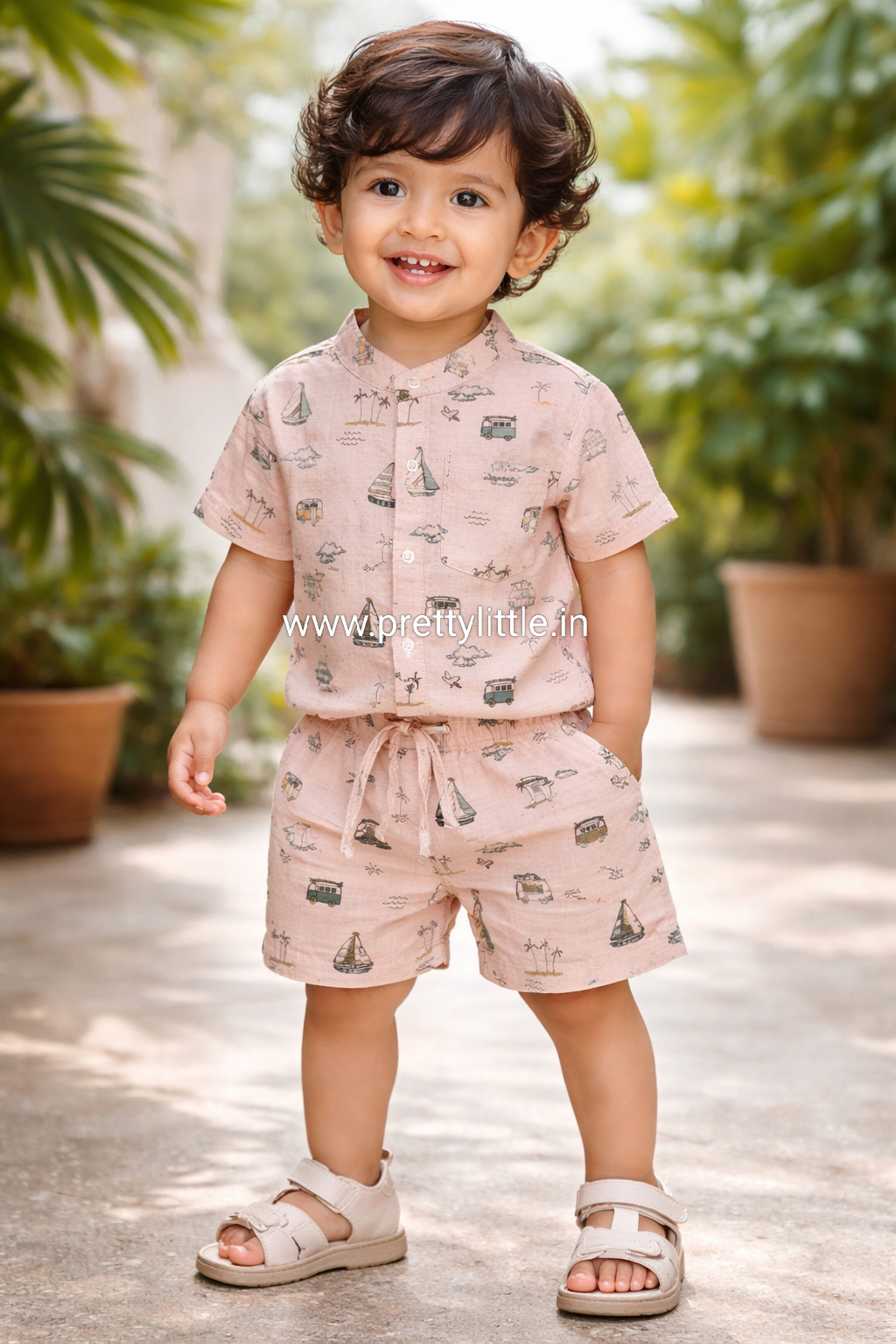 CloudSoft Muslin Co-ord Set – Ultra-Soft Baby Wear (0–3 Years)