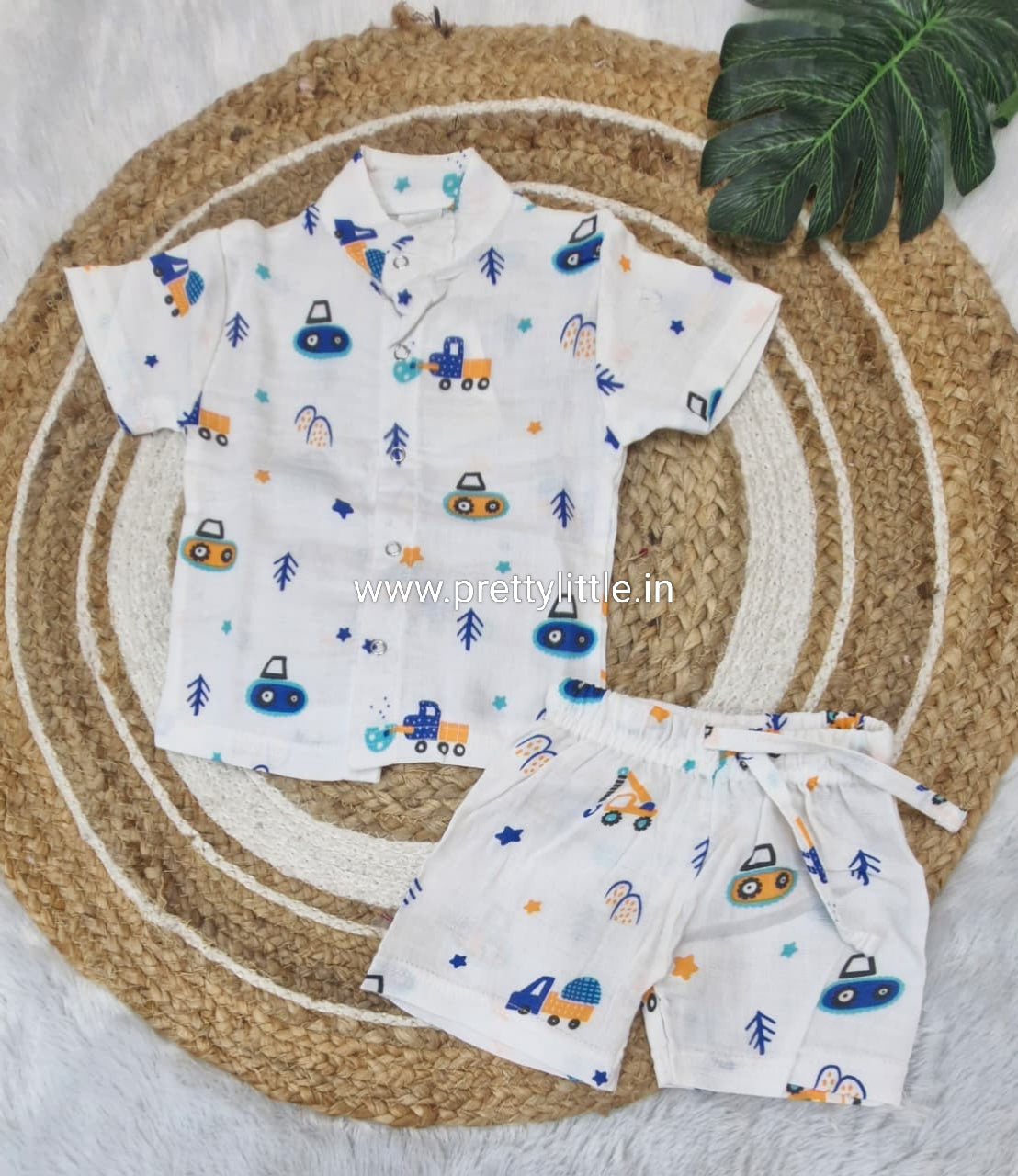 CloudSoft Muslin Co-ord Set – Ultra-Soft Baby Wear (0–3 Years)