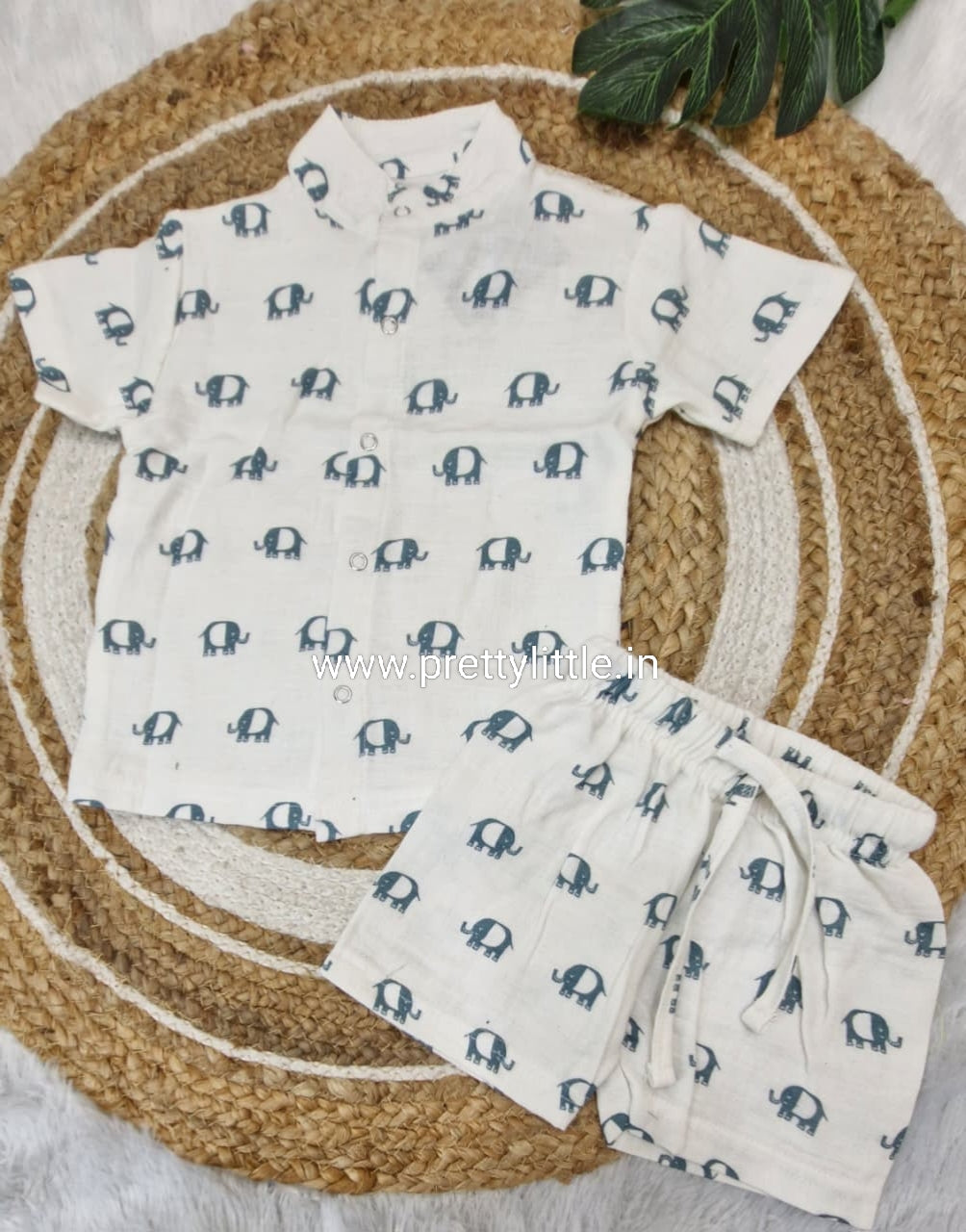 CloudSoft Muslin Co-ord Set – Ultra-Soft Baby Wear (0–3 Years)