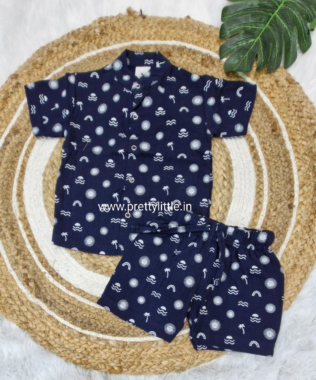 CloudSoft Muslin Co-ord Set – Ultra-Soft Baby Wear (0–3 Years)