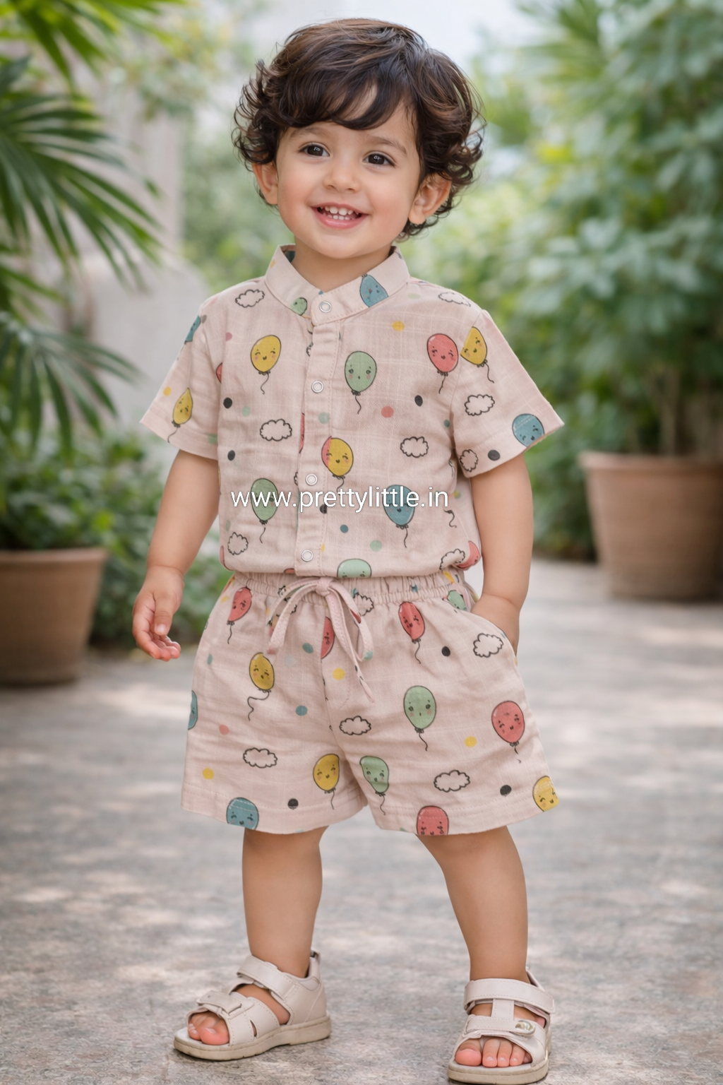 CloudSoft Muslin Co-ord Set – Ultra-Soft Baby Wear (0–3 Years)