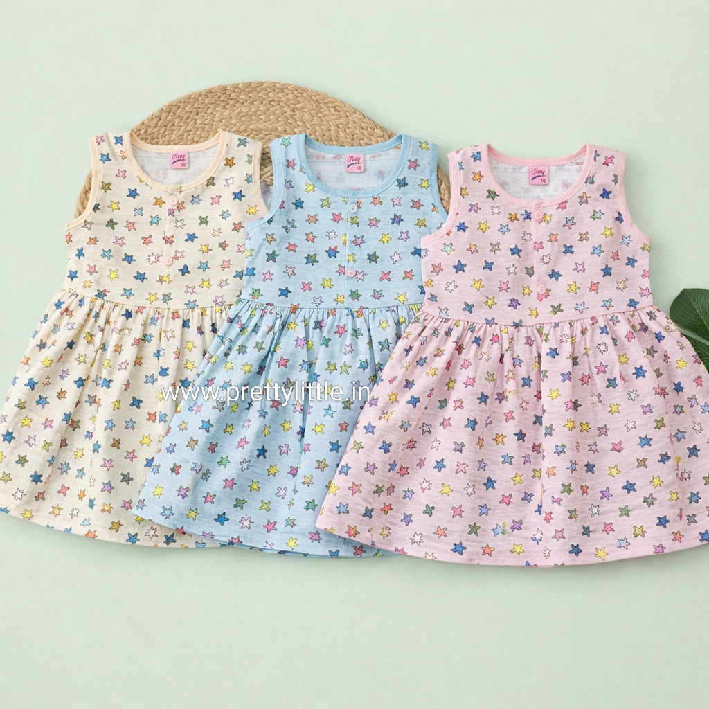 Combo Muslin Cotton Frocks – Pack of (any 2 )