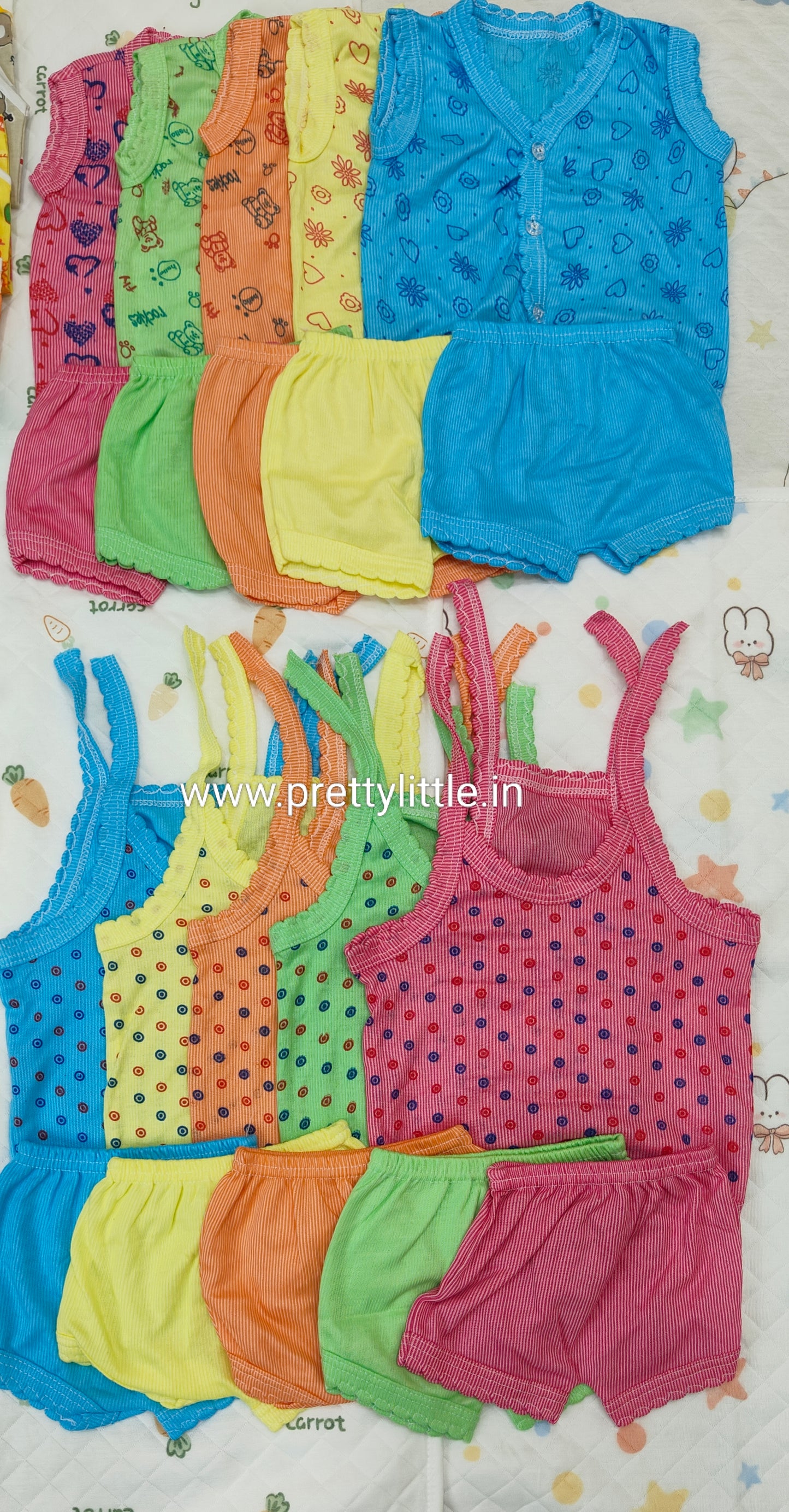 ₹999 Baby Combo Pack | Jabla, Langot & Trouser Set – Pretty Little (0-6m)