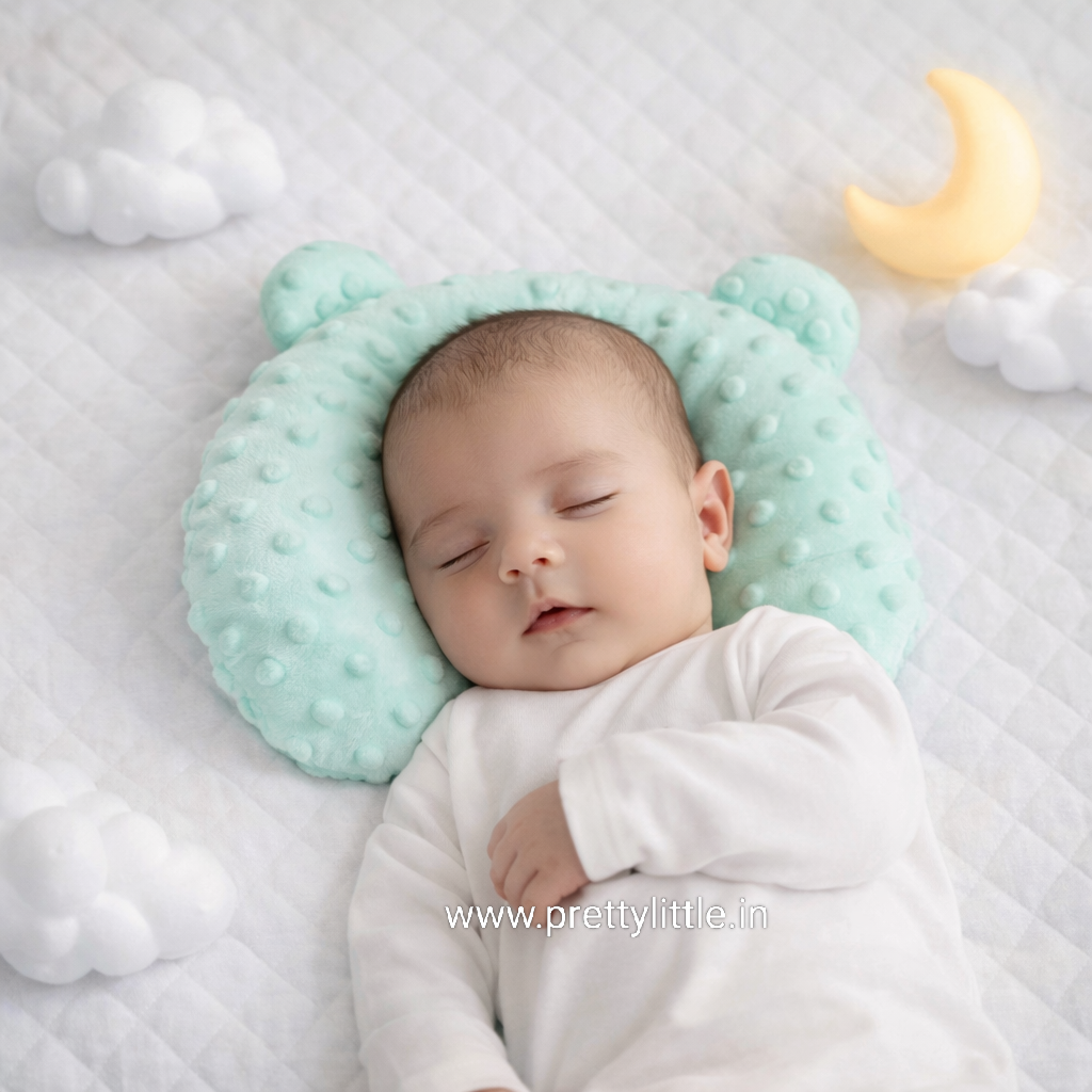 Soft Baby Head Support Pillow | Newborn Comfort Cushion (any 1 dispatched)