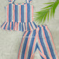 Coral Kiss Comfy & Cute Baby Girl Summer Set | Muslin Cotton Co-Ord
