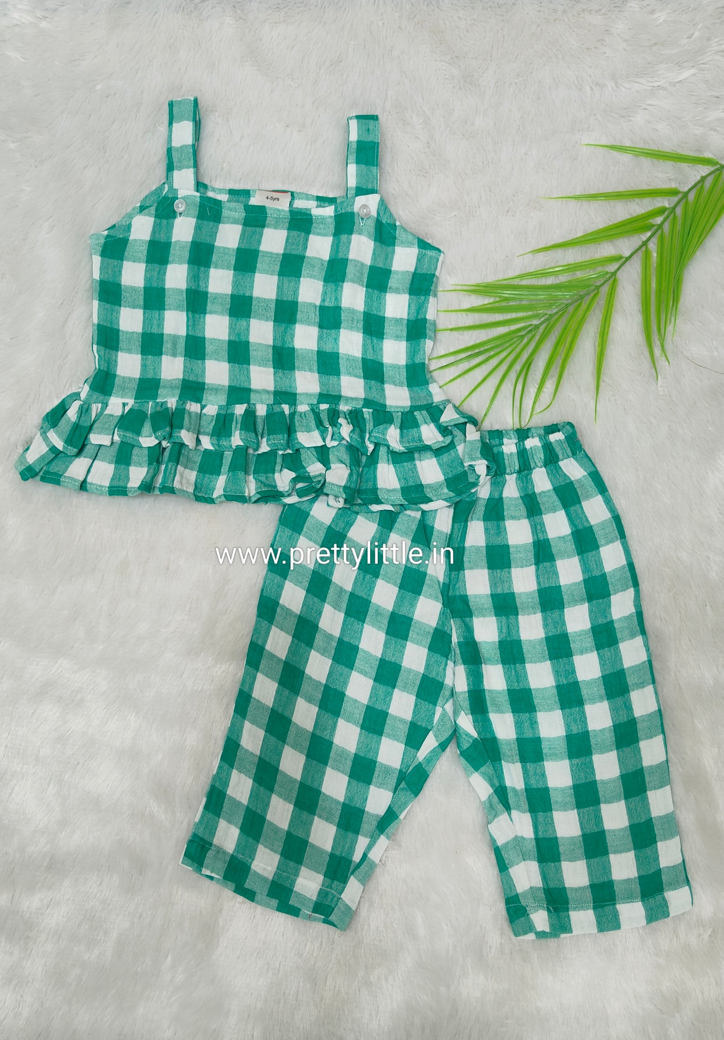 Coral Kiss Comfy & Cute Baby Girl Summer Set | Muslin Cotton Co-Ord