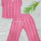 Coral Kiss Comfy & Cute Baby Girl Summer Set | Muslin Cotton Co-Ord