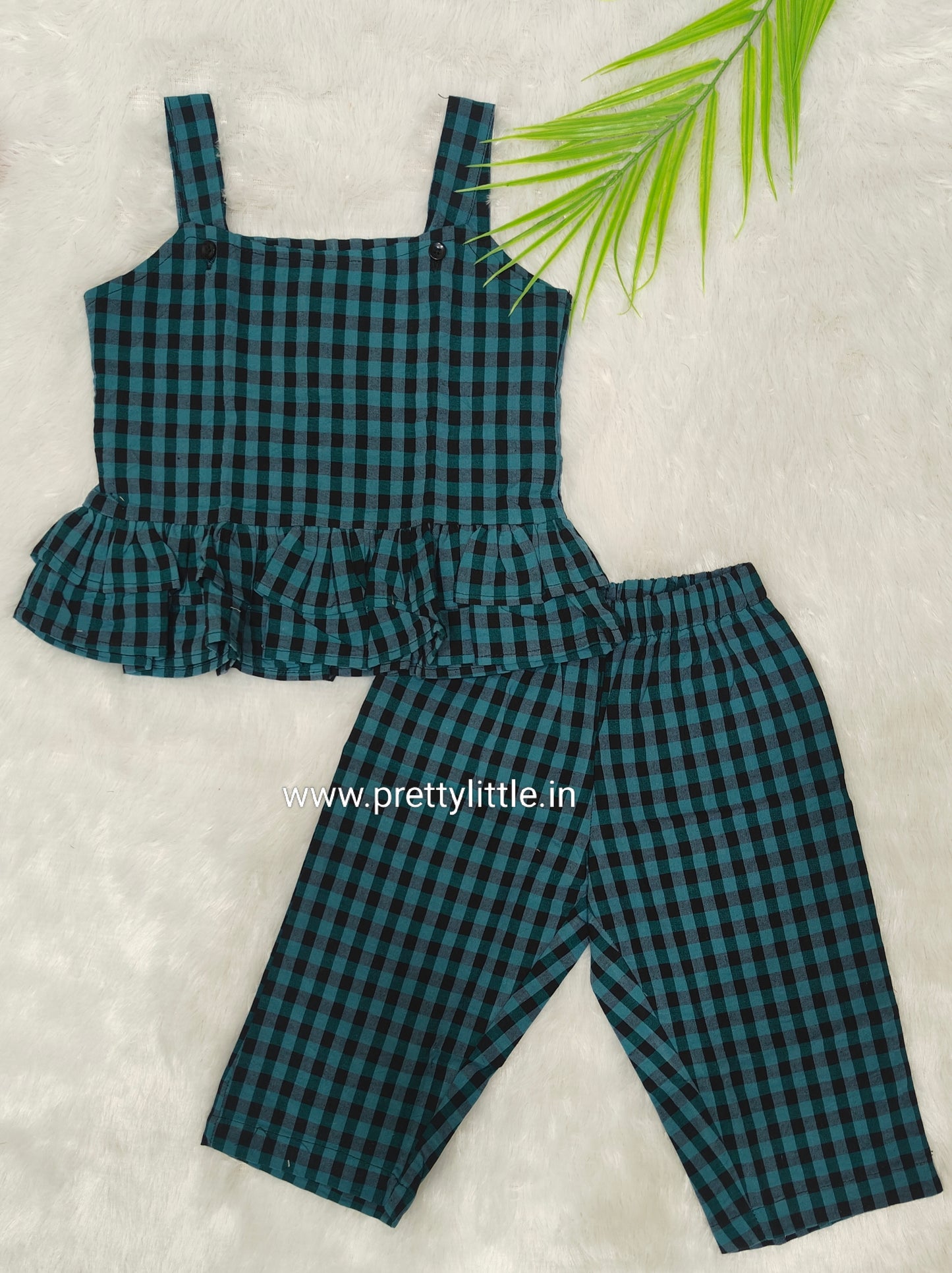 Coral Kiss Comfy & Cute Baby Girl Summer Set | Muslin Cotton Co-Ord