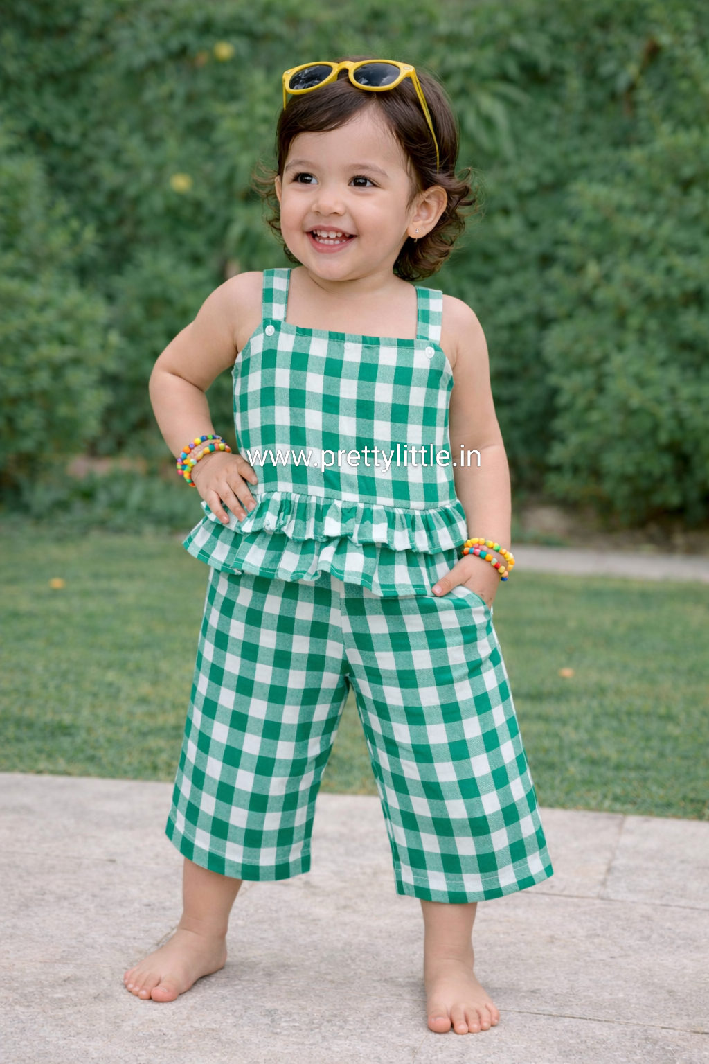 Coral Kiss Comfy & Cute Baby Girl Summer Set | Muslin Cotton Co-Ord