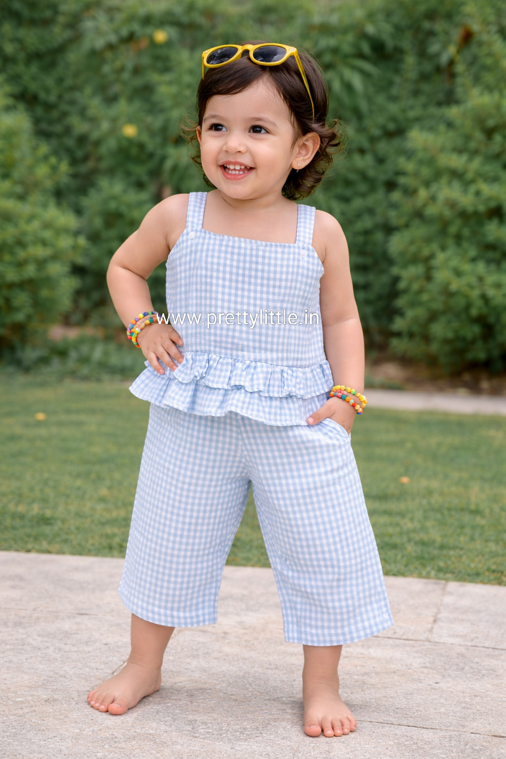 Coral Kiss Comfy & Cute Baby Girl Summer Set | Muslin Cotton Co-Ord