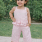Coral Kiss Comfy & Cute Baby Girl Summer Set | Muslin Cotton Co-Ord