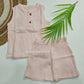 Crinkled Muslin Unisex Sleeveless Co-ord Set | 1-4 Years  (any 1)