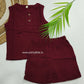 Crinkled Muslin Unisex Sleeveless Co-ord Set | 1-4 Years  (any 1)