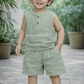 Crinkled Muslin Unisex Sleeveless Co-ord Set | 1-4 Years  (any 1)