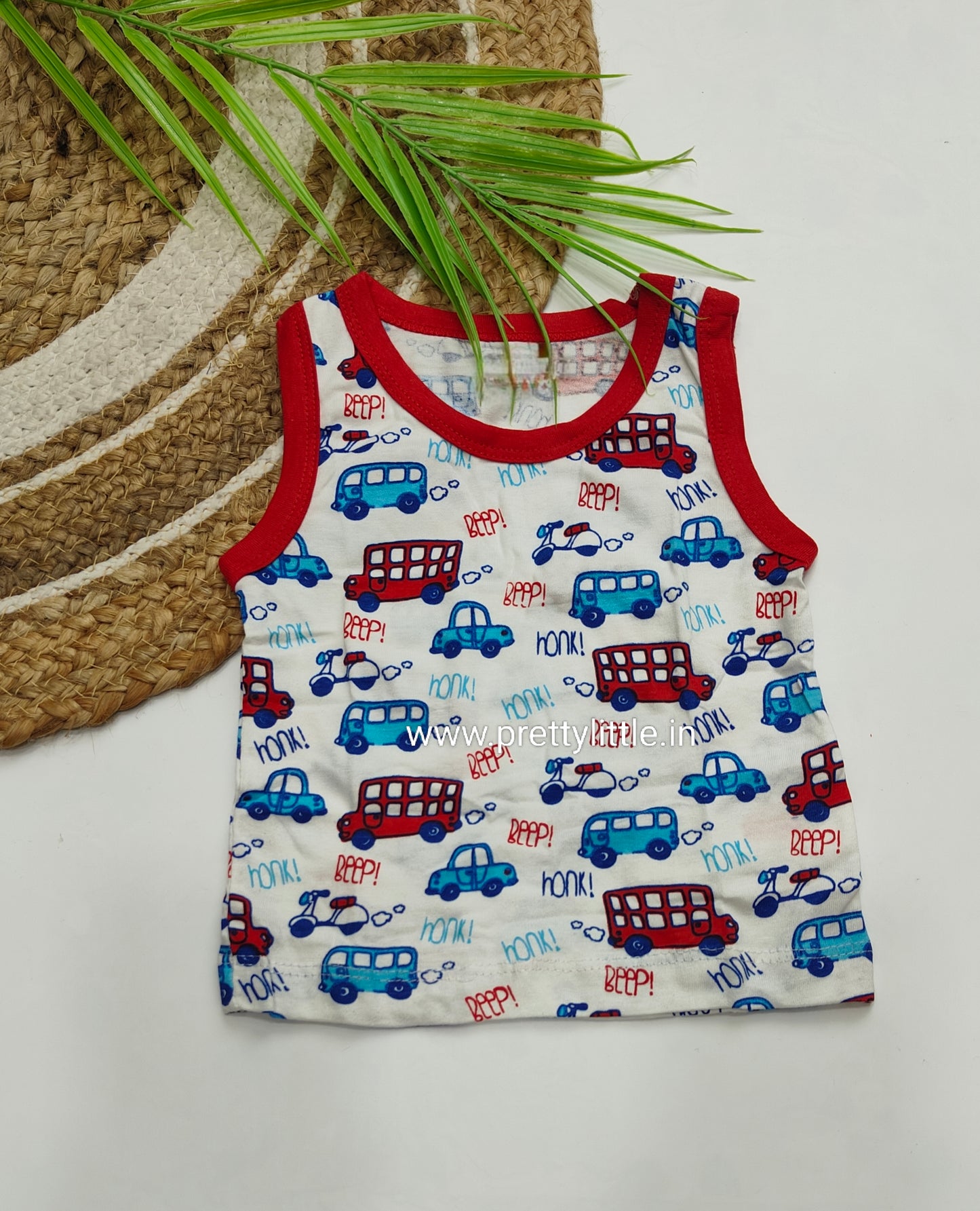 Comfy Tots Cotton Sleeveless Vest value Pack (pack of 5) – 0-2 Years