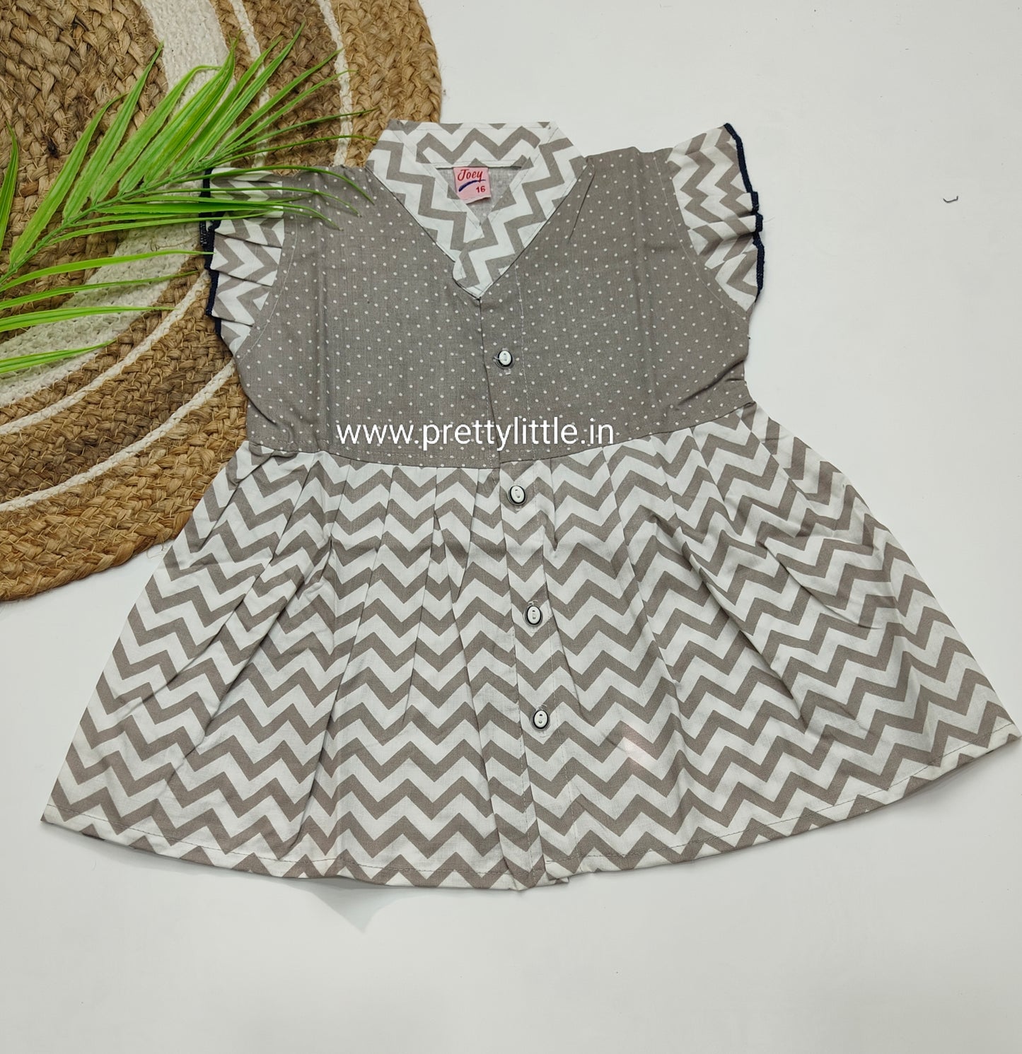 Adorable Printed Collar Dress – Combo Pack for Little Fashionistas (0-3 Years) (any 3)